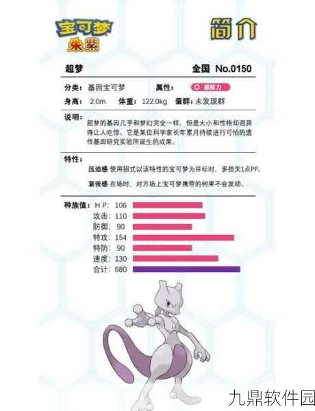 口袋妖怪重制手游,传说级精灵超梦获取攻略与技能属性详解