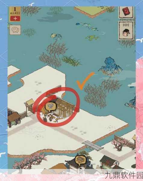 探秘江南百景图，桃花村钓鱼绝佳地点全知晓