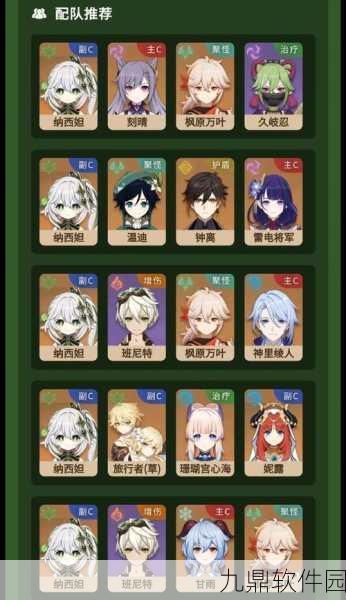 原神纳西妲与妮露全方位培养指南