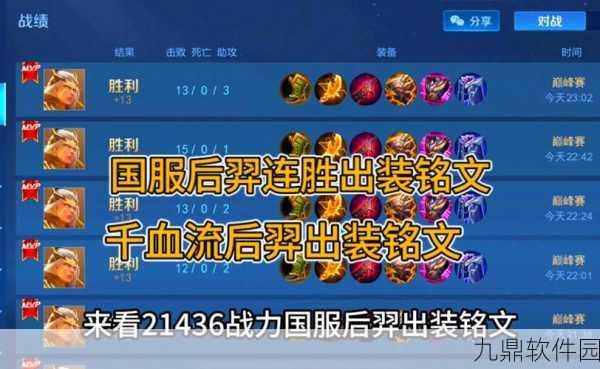 王者荣耀蒙犽出装全攻略，打造无解射手的必备指南