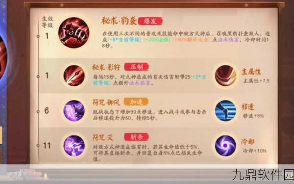 决战平安京阴阳术获取全攻略
