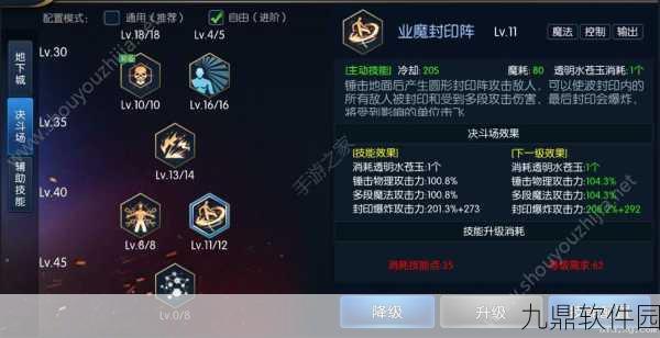 阿拉德之怒秘术师极限刷图加点攻略，技能取舍与加点全解析