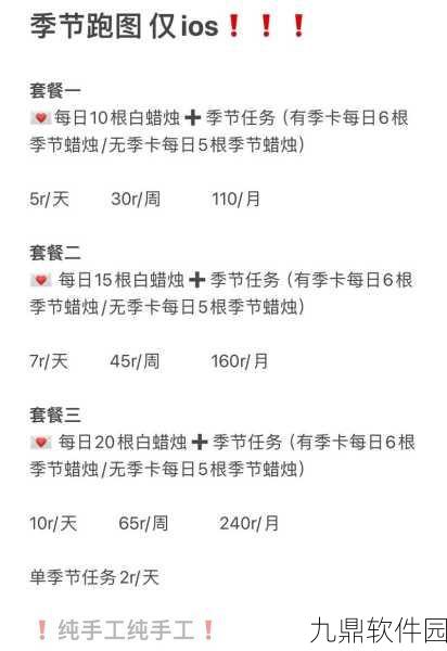 手游资讯,深入解析Sky光遇季卡选择与价格作用