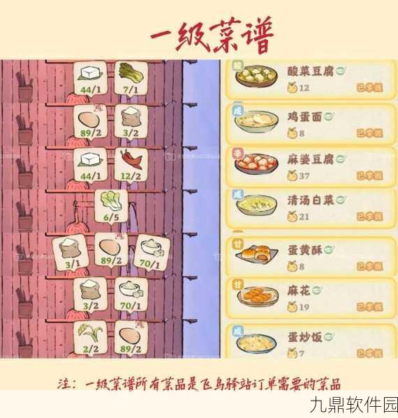 桃源深处有人家手游，菜谱秘籍与食来运转全攻略盛大发布