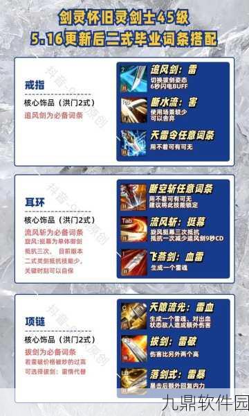 剑灵巅峰之旅,45级灵剑士荣耀之路全面解锁手游资讯