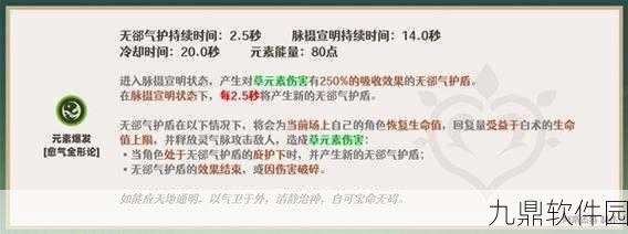 原神白术圣遗物与武器搭配深度解析