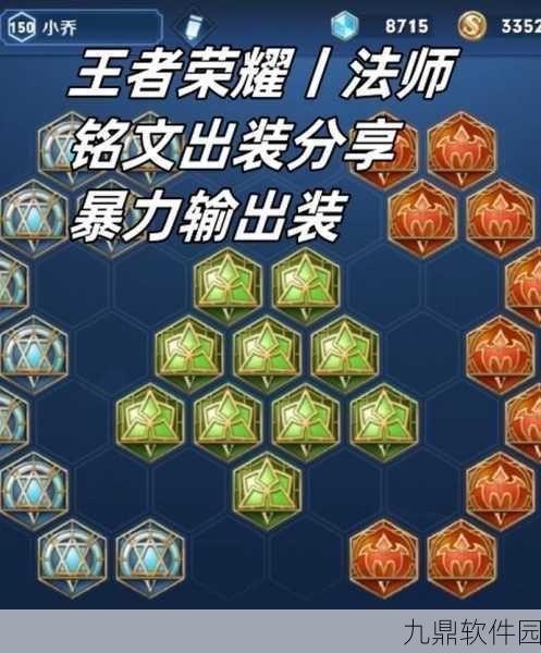 王者荣耀铭文混搭新策略,解锁最佳铭文搭配方案
