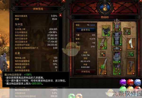 暗黑破坏神3，MF装最高叠加理论深度解析与实战攻略探索
