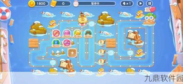 保卫萝卜4暖暖汤泉第1关通关全攻略