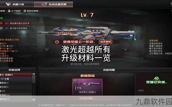 CF手游光之刃觉醒全攻略,揭秘2025年最新获取与提升技巧