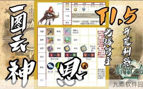 铃兰之剑角色强度节奏榜全面解析，手游资讯速递