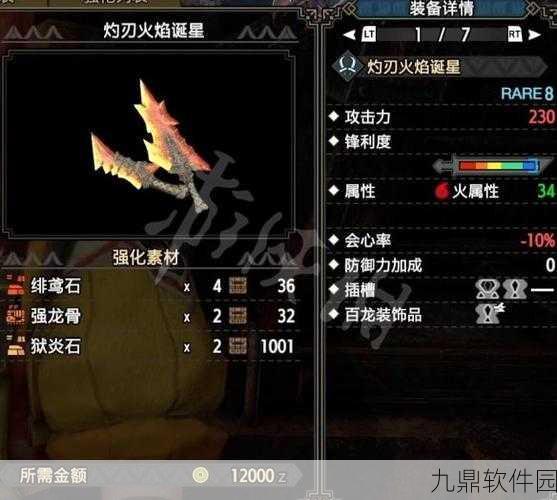 手游资讯,怪物猎人曙光双刀开荒套装推荐,助你斩破难关!