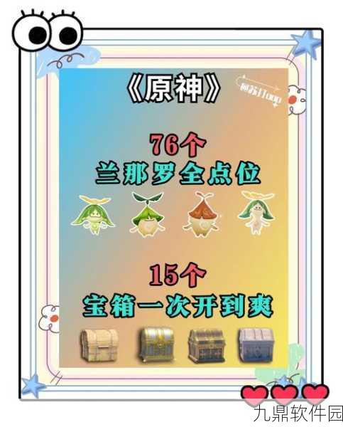 原神76个兰那罗宝箱全攻略,位置与获取方法深度解析