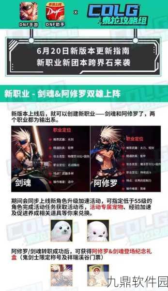DNF大转移个性技能手游资讯，全新版本震撼来袭