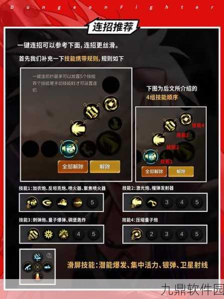 地下城与勇士手游，男枪炮师纯刷图技能加点全攻略