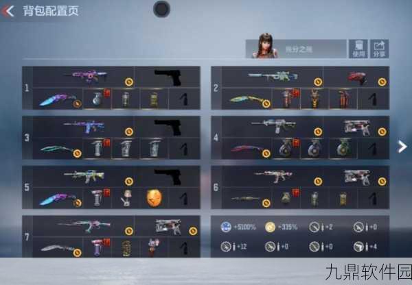 穿越火线手游A背包套装，解锁游戏实用性与个性化展现的双重魅力