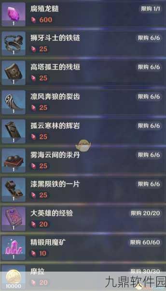 原神腐殖之剑精炼及满精炼攻略