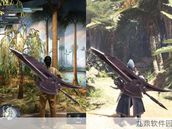 手游资讯，怪物猎人斩斧武器幻化新选择，炫酷外观引热议