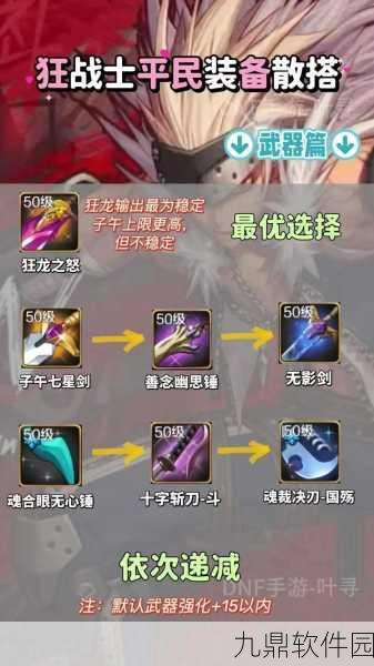 DNF手游狂战毕业装备搭配全攻略