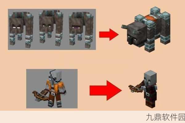我的世界手游新篇章,怪物全览——可驯服怪兽种类详解