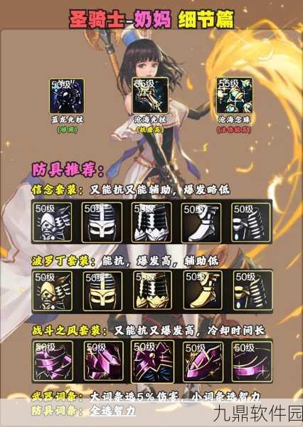 地下城与勇士手游,圣骑士刷图加点全攻略,助你驰骋阿拉德大陆