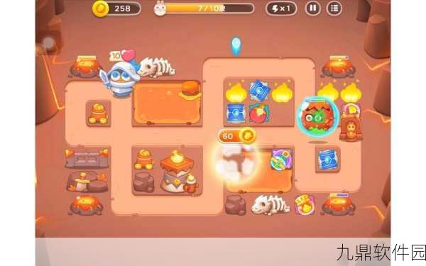 保卫萝卜4饿龙传说第48关终极攻略，解锁饿龙宝藏的秘籍