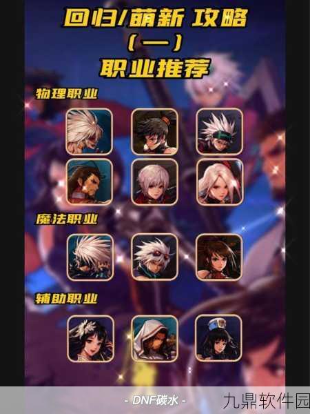 地下城与勇士手游,百分比职业全面解析与排行