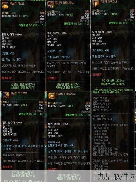 DNF史诗装备掉落分布全解析,助你高效获取顶级装备