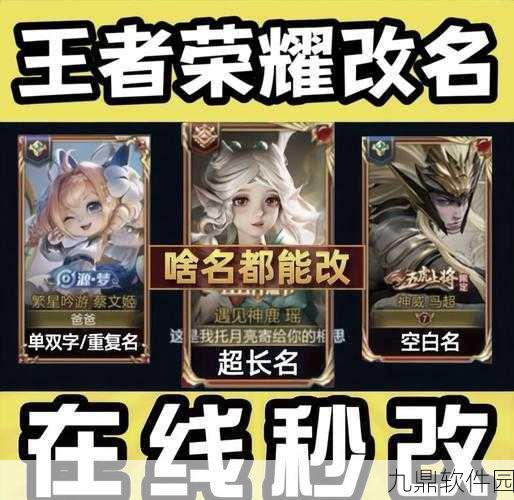 王者荣耀改名卡购买指南及商城下架原因分析