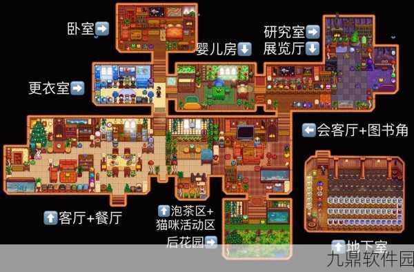 星露谷物语深度探索,揭秘每位NPC的温馨家园