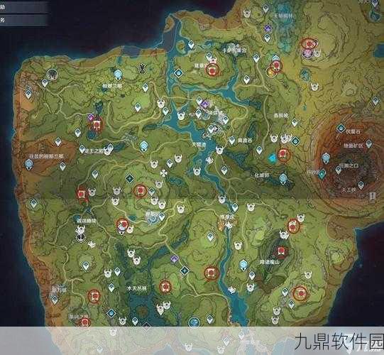 原神手游资讯，揭秘石锁机关秘话第5处位置