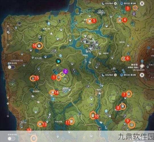 原神手游资讯,揭秘石锁机关秘话第5处位置