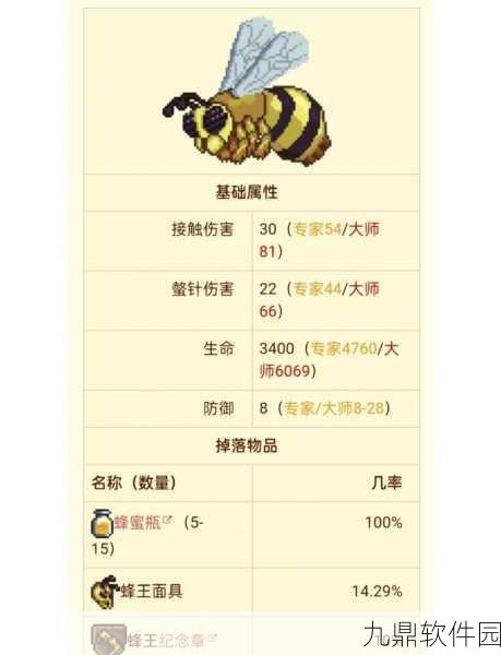 泰拉瑞亚探险新伙伴，土蜂功能与BUFF增益深度揭秘
