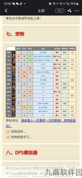 魔兽世界猎人种族选择全攻略，解锁最佳游戏体验