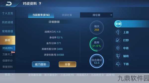 王者荣耀KDA数据查看指南，解锁你的英雄实力评估新视角