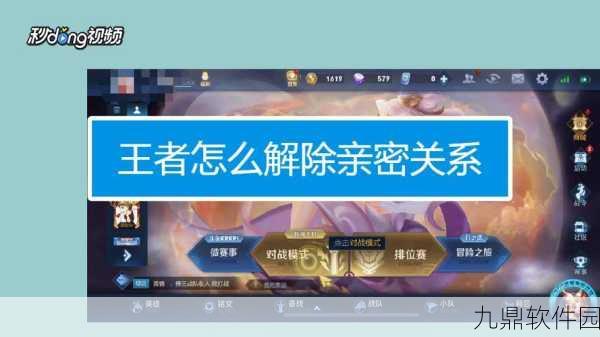 王者荣耀亲密关系隐藏功能揭秘,如何巧妙查看与利用