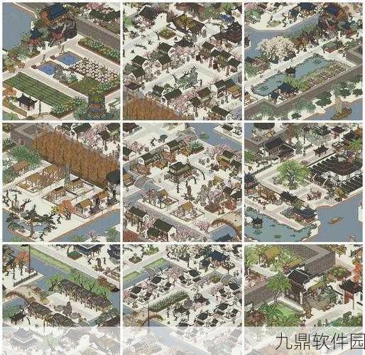 手游资讯,江南百景图当康雕像布局及建筑摆放优化指南