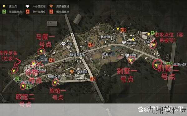 暗区突围农场地图高效复活点位置与策略深度解析