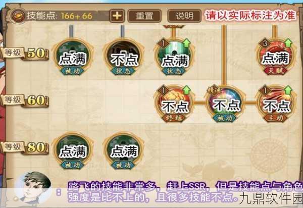 航海王燃烧意志路飞技能加点全攻略,从1级到60级详细推荐