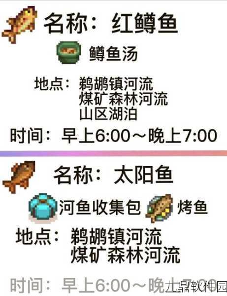 星露谷物语，虎纹鳟鱼的垂钓秘籍