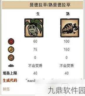 手游资讯，饥荒森林草皮深度解析与用途探索