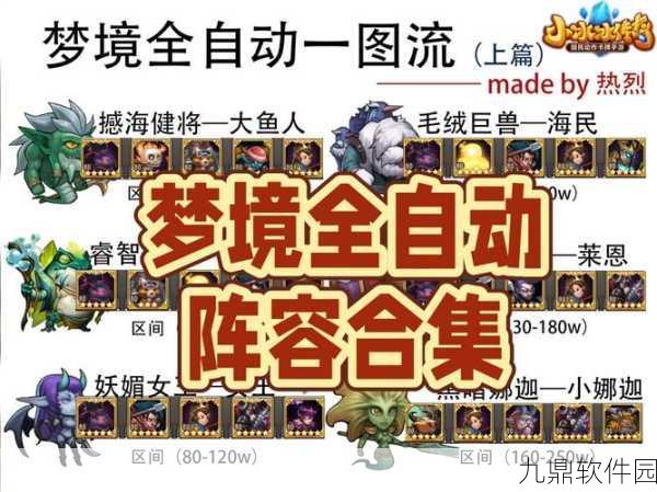 手游资讯，超能世界梦境试炼完美过关阵容攻略大揭秘