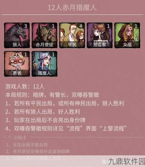 12狼人杀游戏深度攻略，揭秘身份与制胜策略
