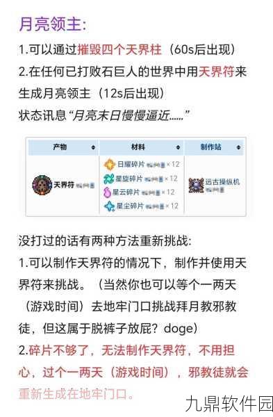 泰拉瑞亚世界吞噬者召唤全攻略