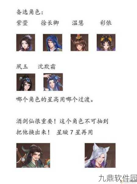 仙剑奇侠传手游援护伙伴选择深度解析与策略指南