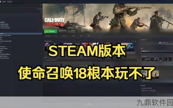 使命召唤Steam版排不到人?解决方案与最新资讯一网打尽