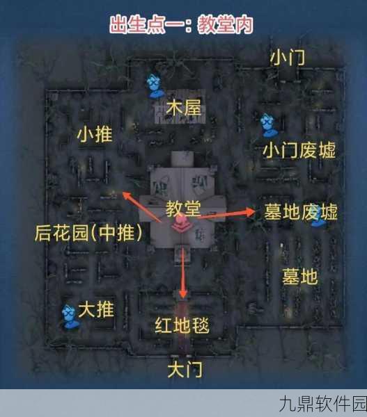 手游资讯,揭秘刺激战场破晓生还模式中的教堂位置