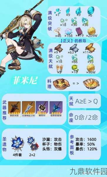 原神新角色揭秘，菲米尼角色详情与深度解析