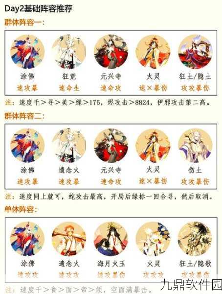 阴阳师刷图最强阵容搭配全解析