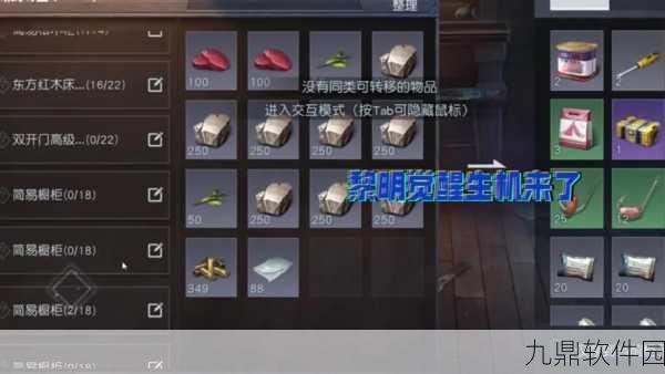 黎明觉醒，全面攻略——如何获取酸雨防护服